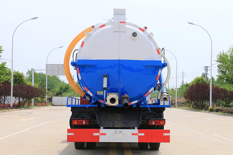 東風天錦國六 15方帶副發清洗吸污車圖片5